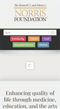 Mobile Screenshot of norrisfoundation.org
