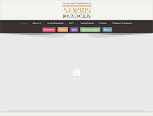 Tablet Screenshot of norrisfoundation.org